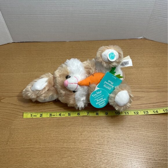 Dan Dee Easter Bunny Rabbit Animated Plush Toy w Carrot Munching Sound SEE VIDEO - Picture 11 of 11